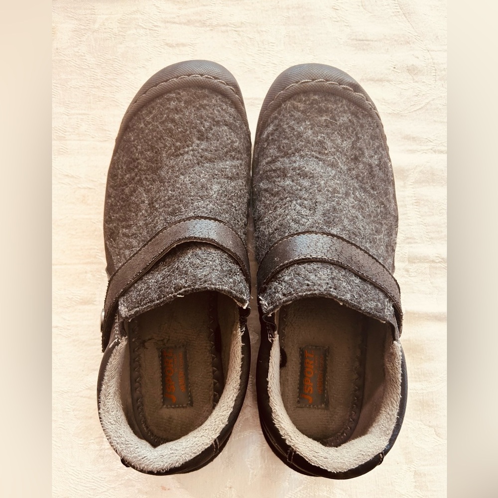 Jsport womens Blair fur winter slip on shoes